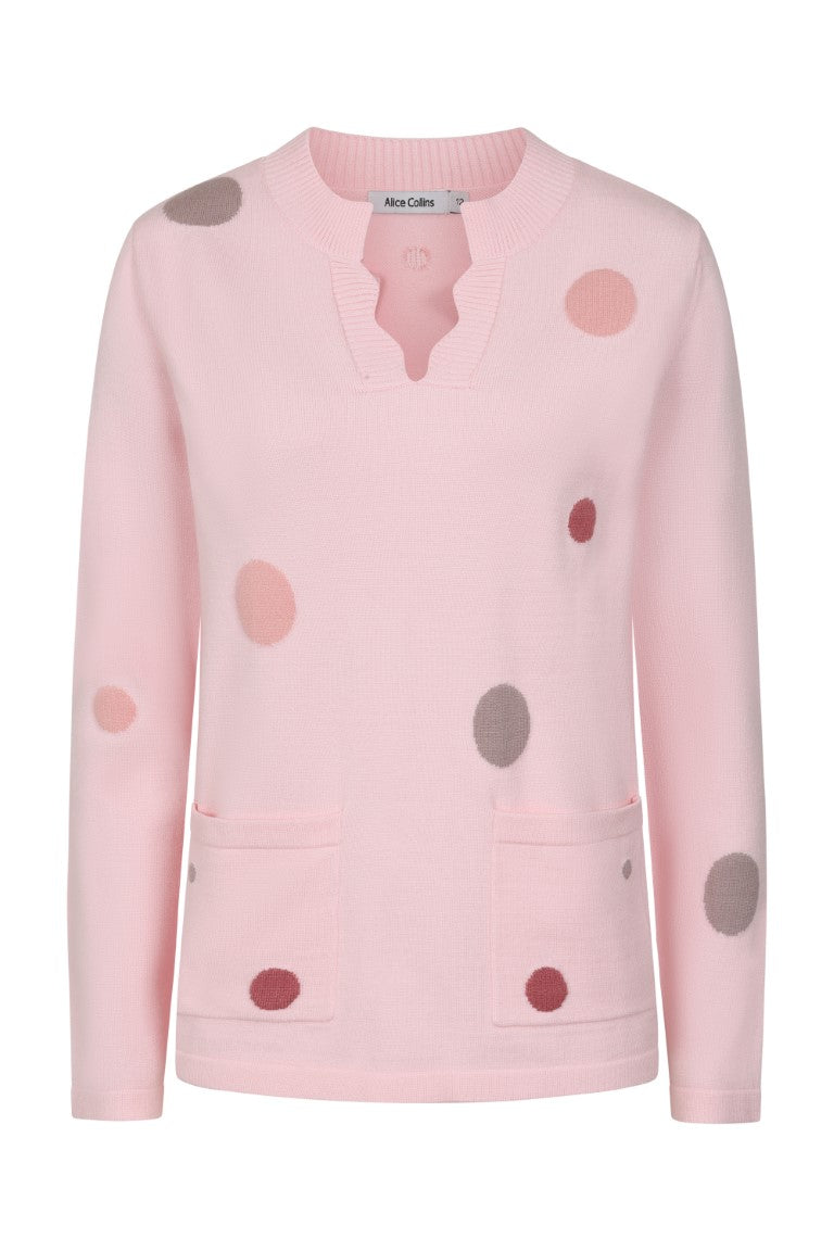 Polly Polka Dot Pullover