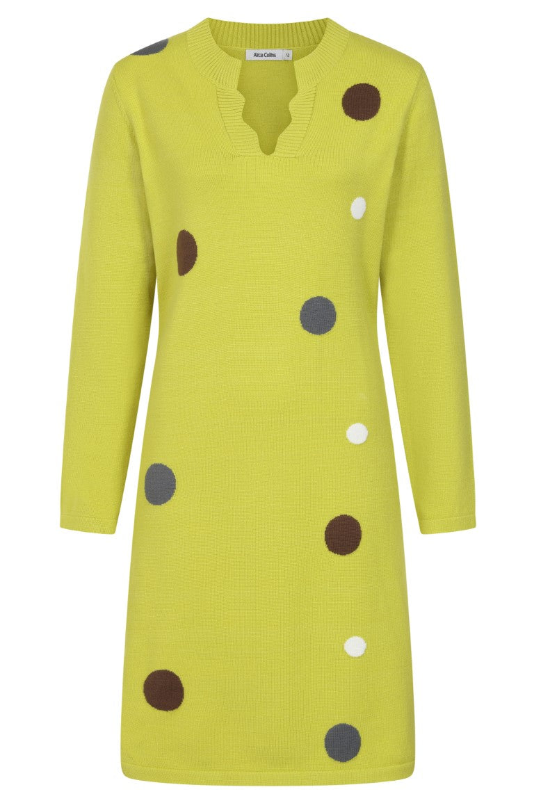 Polly Polka Dot Dress – Alice Collins - Main Image