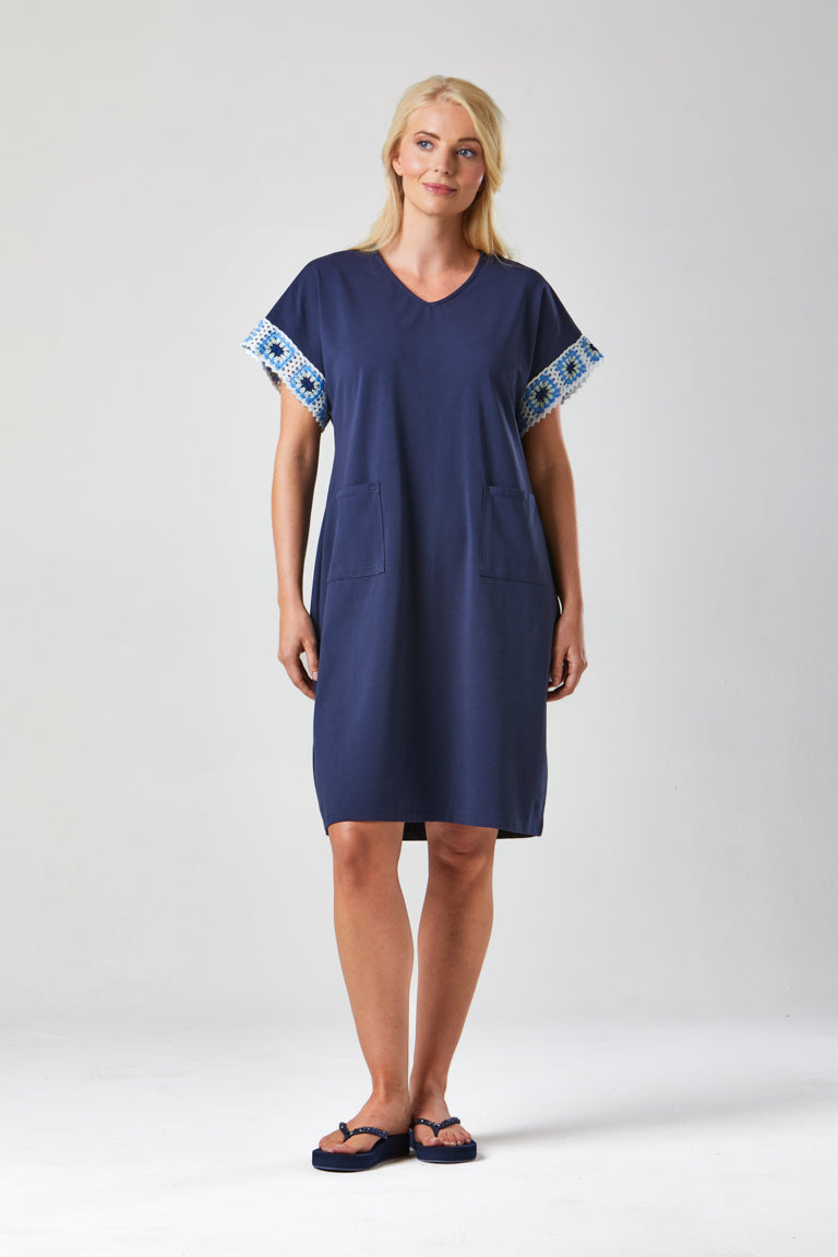 alice collins cotton dresses Alice Collins Aztec Pink Eleanor Dress