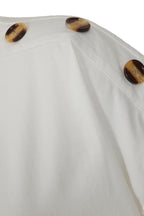 Button Shoulder Top