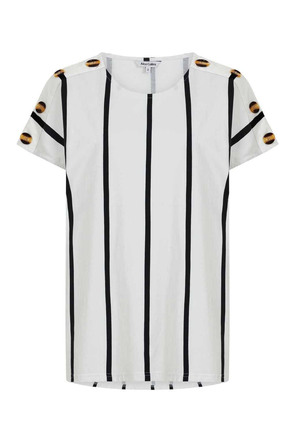 Button Shoulder Top