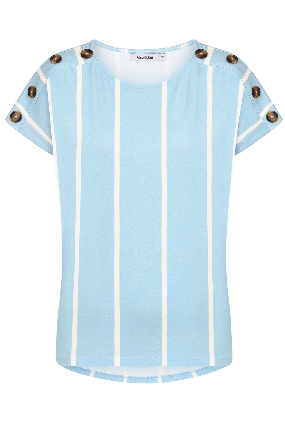 Button Shoulder Top