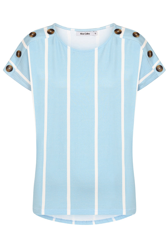 Button Shoulder Top