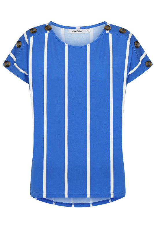 Button Shoulder Top