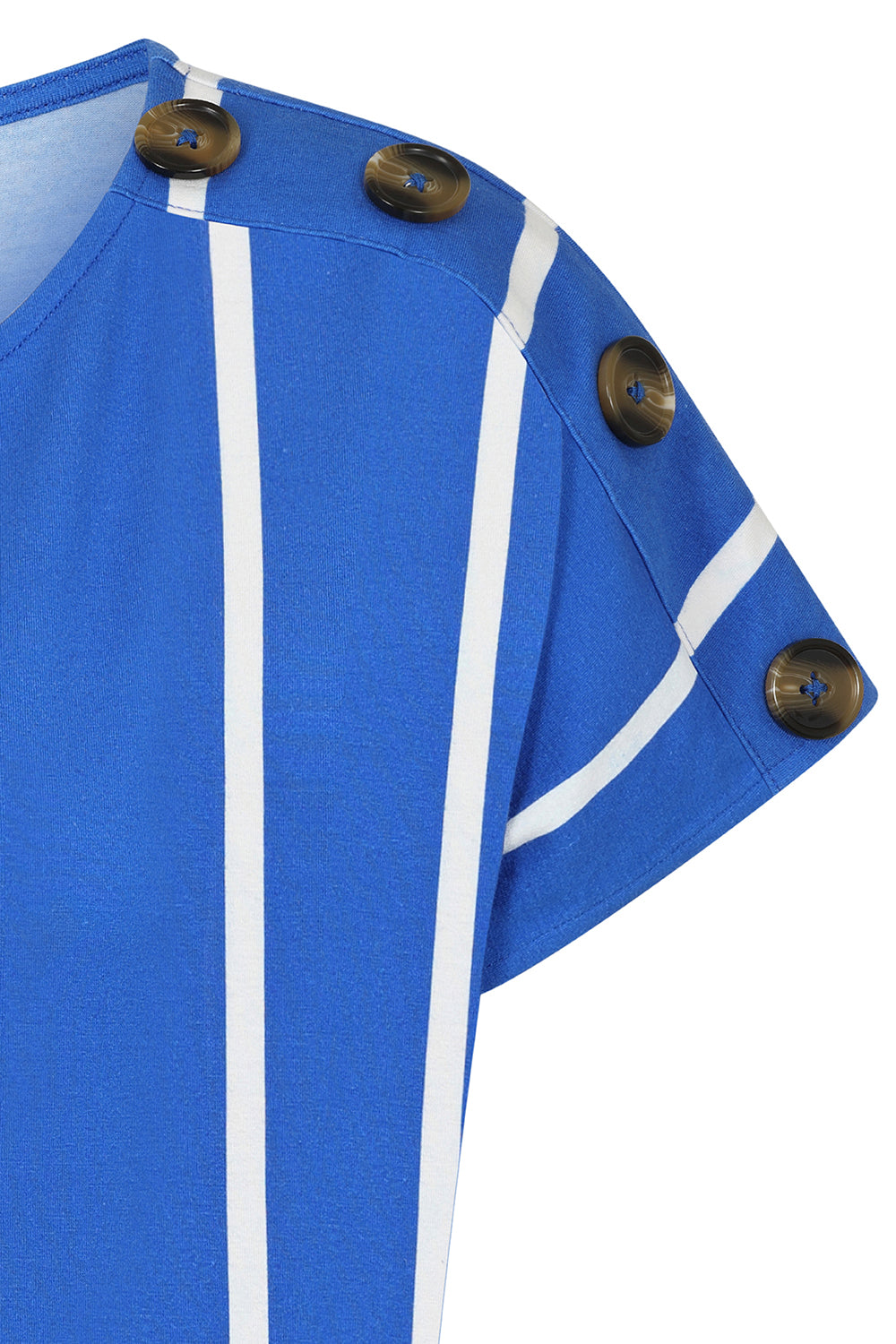 Button Shoulder Top