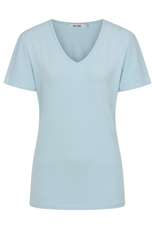 Perfect Striped V-Neck T-Shirt