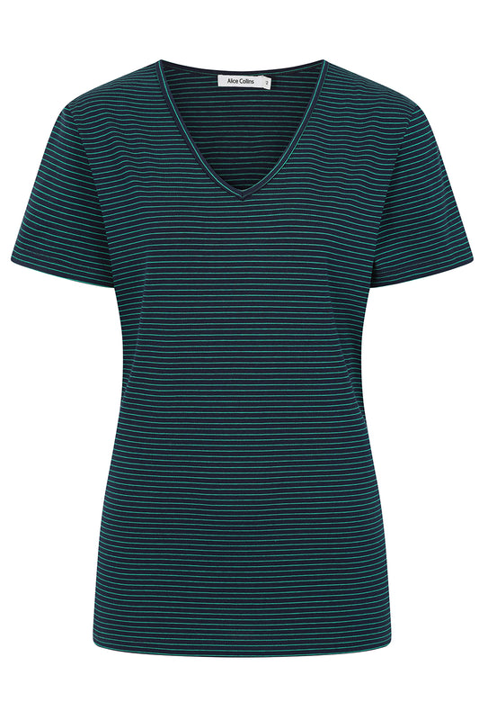 Perfect Striped V-Neck T-Shirt