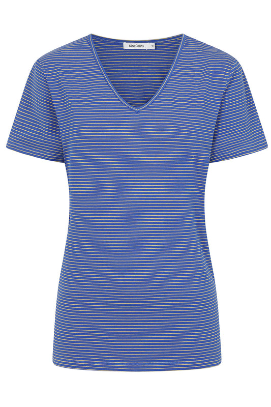 Perfect Striped V-Neck T-Shirt