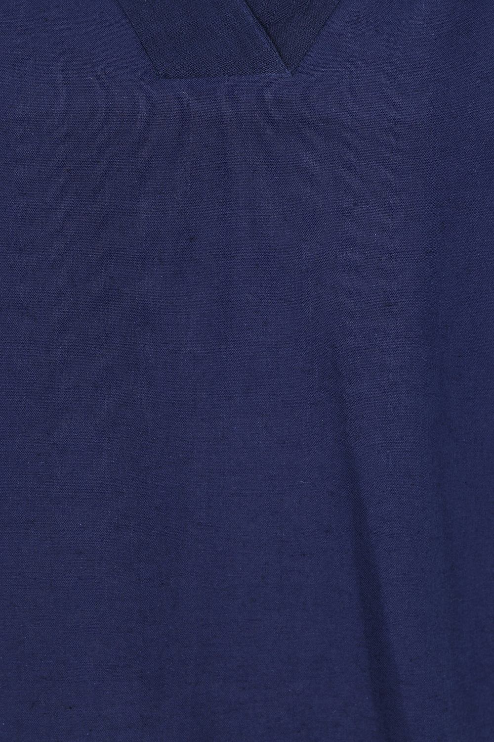 Rose Plain V-Neck Long Sleeve Top