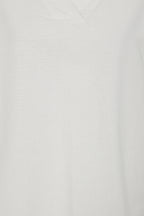 Rose Plain V-Neck Long Sleeve Top