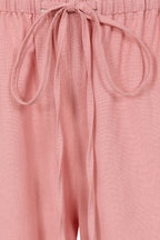 Rose Plain Wide Leg Trousers