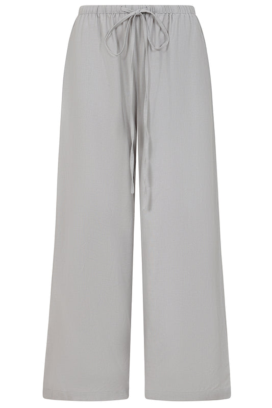 Rose Plain Wide Leg Trousers
