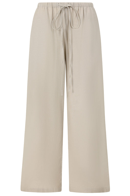 Rose Plain Wide Leg Trousers