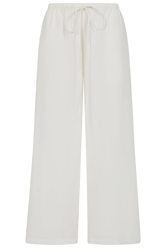 Rose Plain Wide Leg Trousers