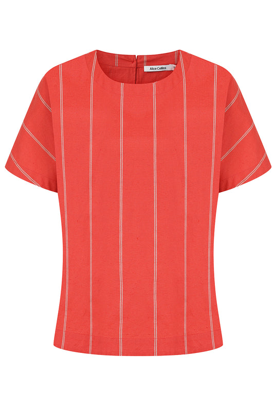 Rose Striped Top