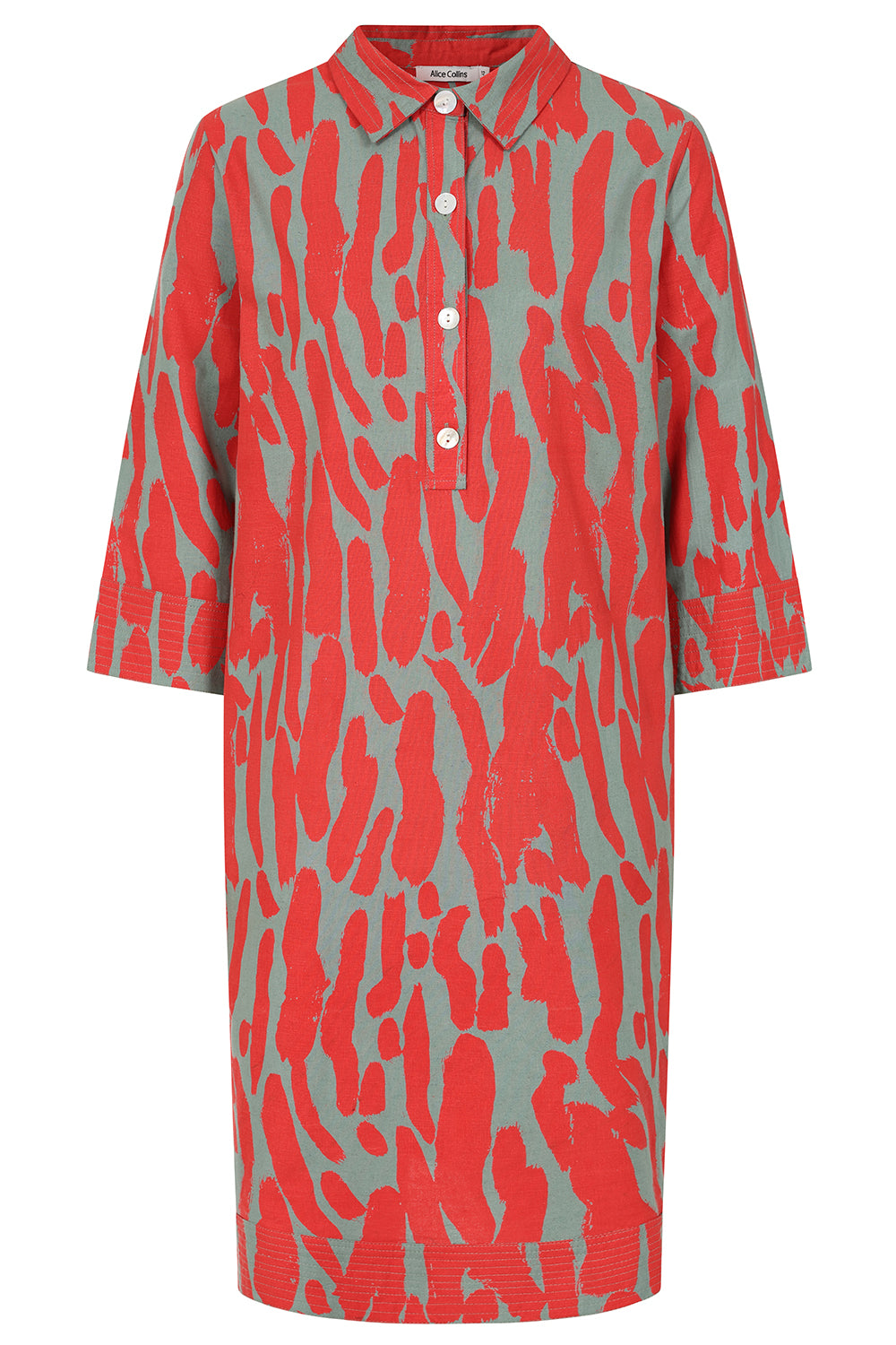 Beth Brush Strokes Dress