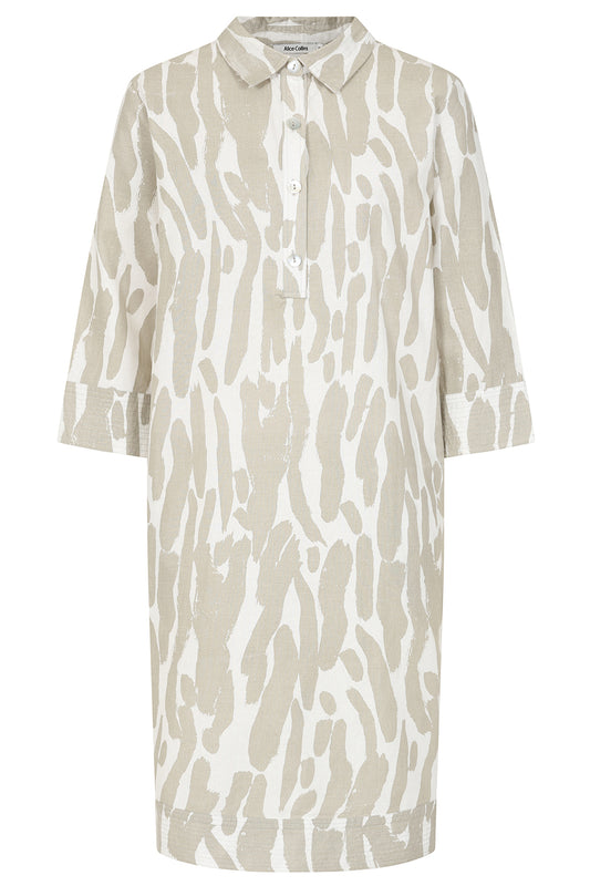 Beth Brush Strokes Dress