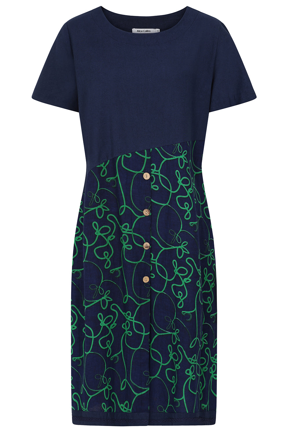 Alaia Swirl Print Dress