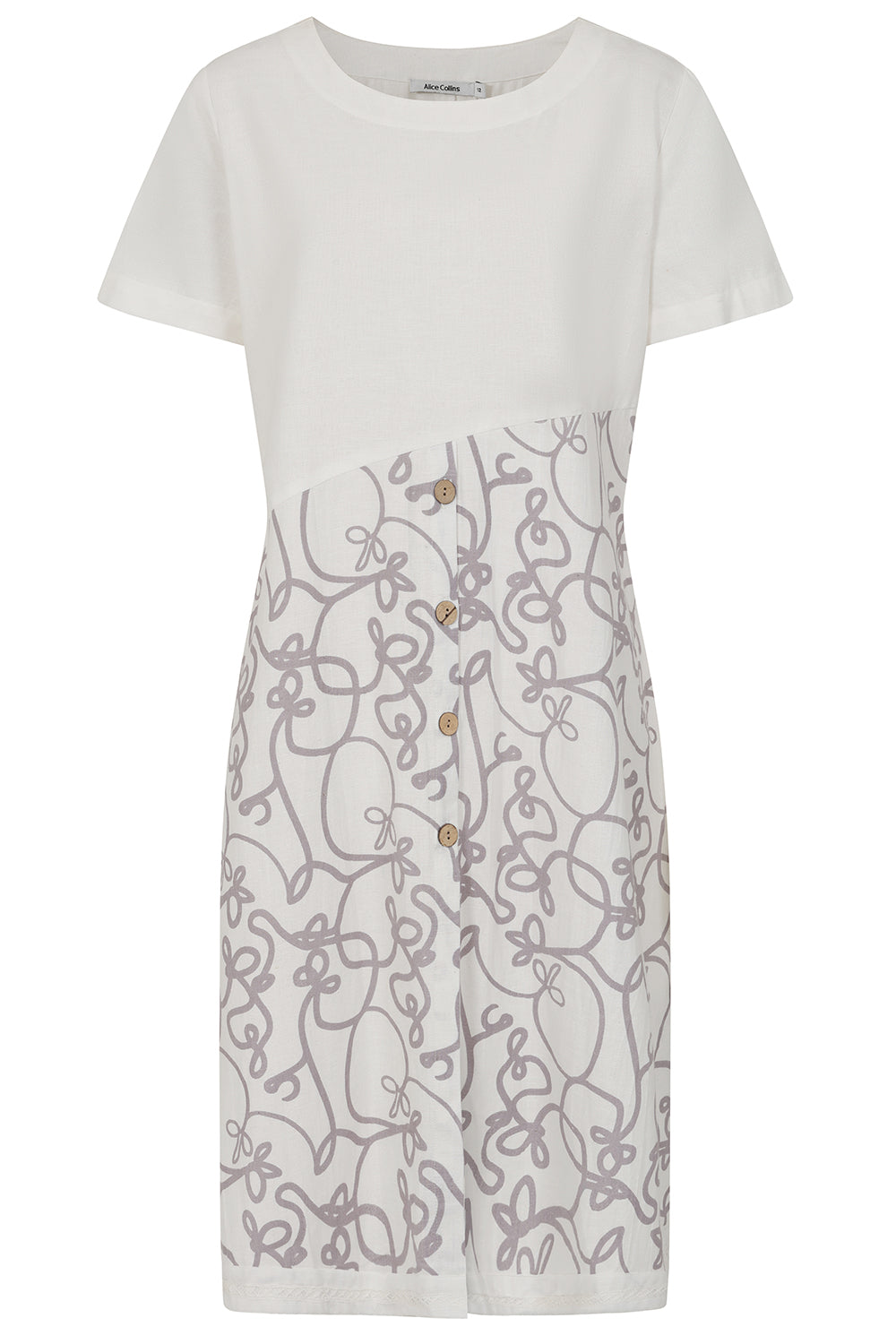 Alaia Swirl Print Dress