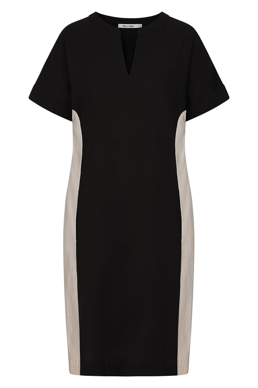 Olivia Contrast Stripe Dress