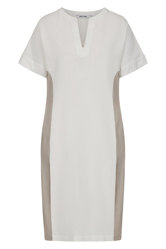 Olivia Contrast Stripe Dress
