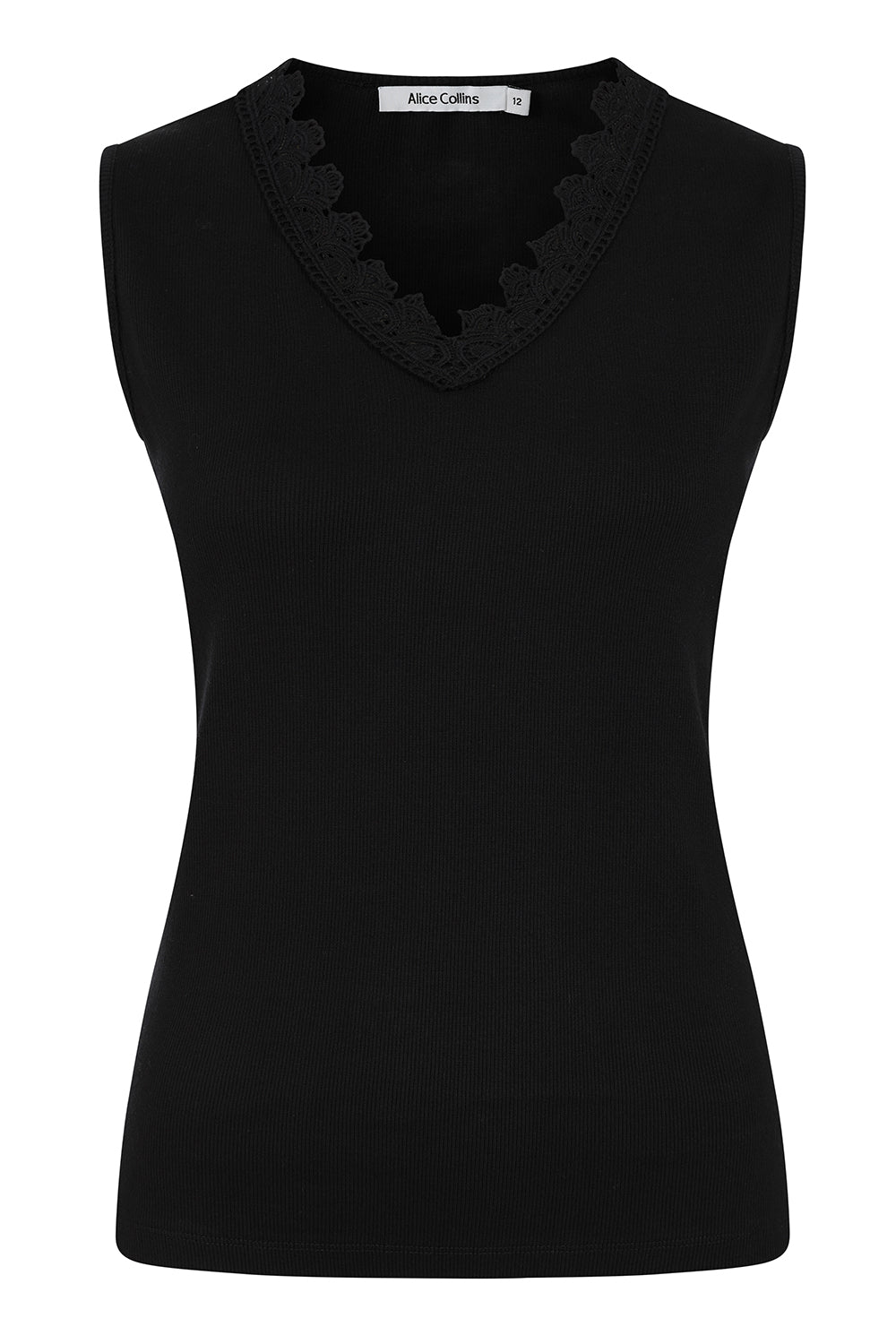 Fern Lace Trim Top