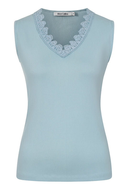 Fern Lace Trim Top