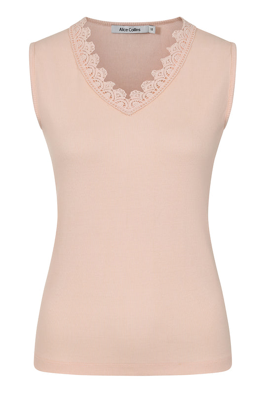 Fern Lace Trim Top