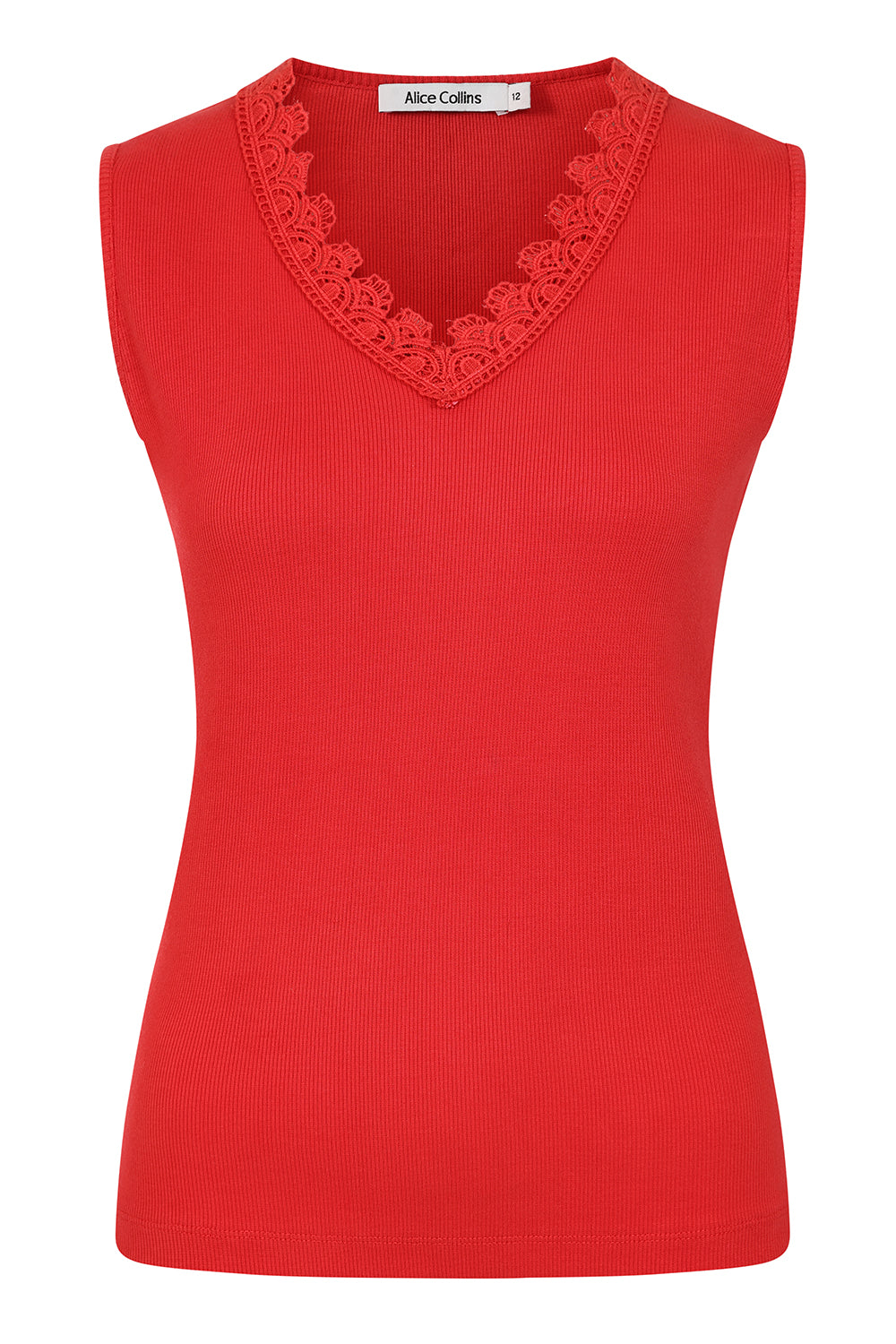 Fern Lace Trim Top