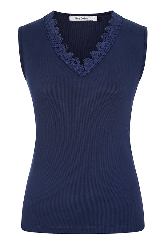 Fern Lace Trim Top