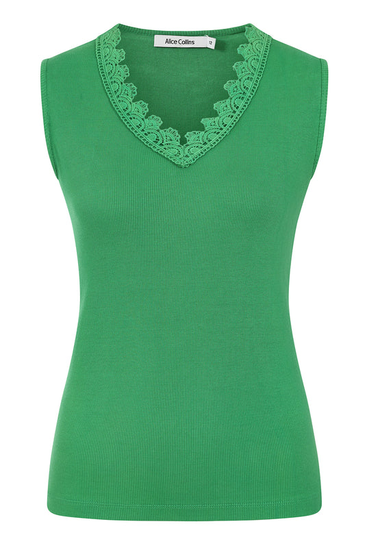 Fern Lace Trim Top