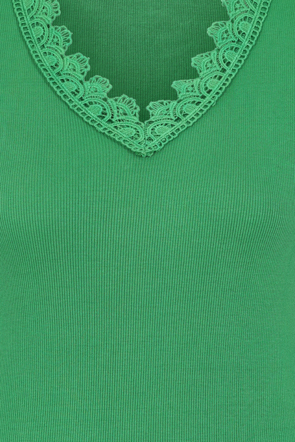Fern Lace Trim Top