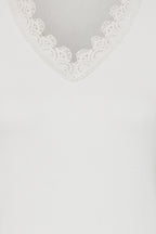 Fern Lace Trim Top