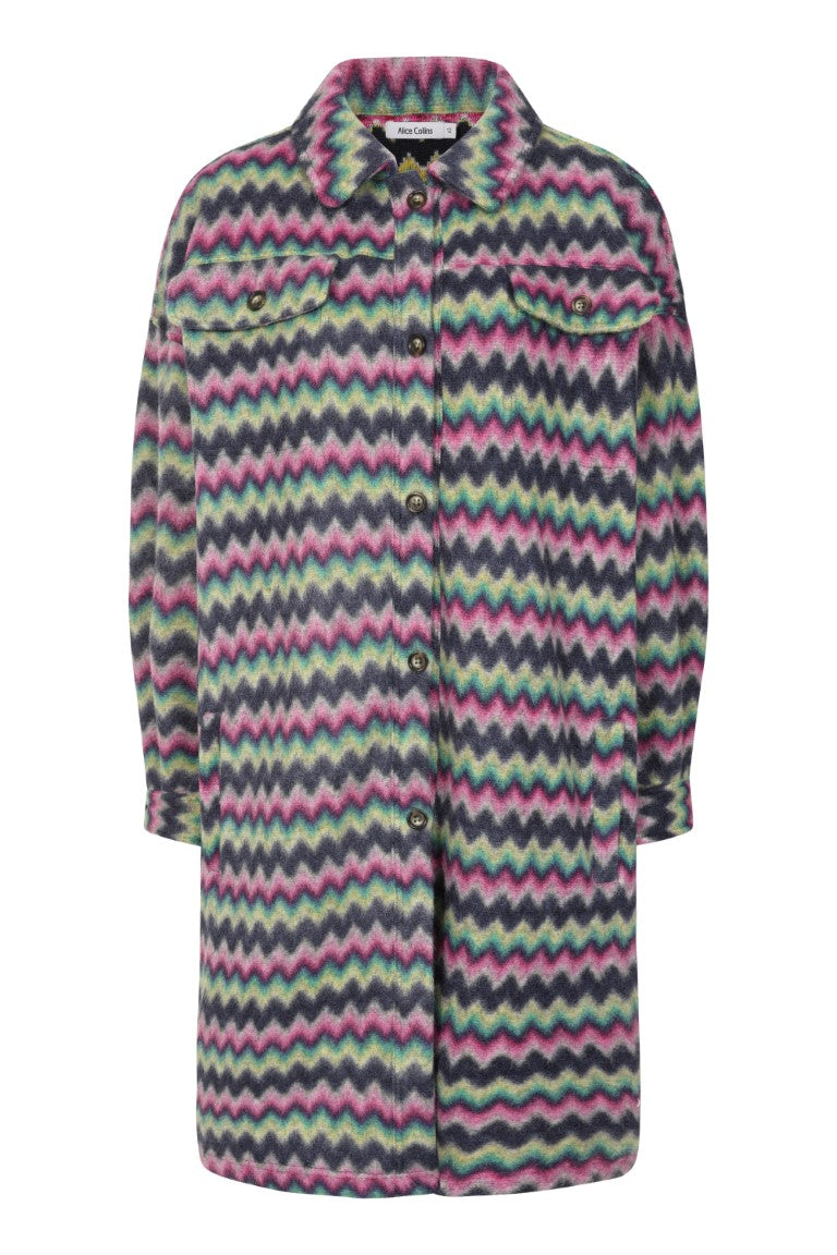 Elle Long Fleece Jacket