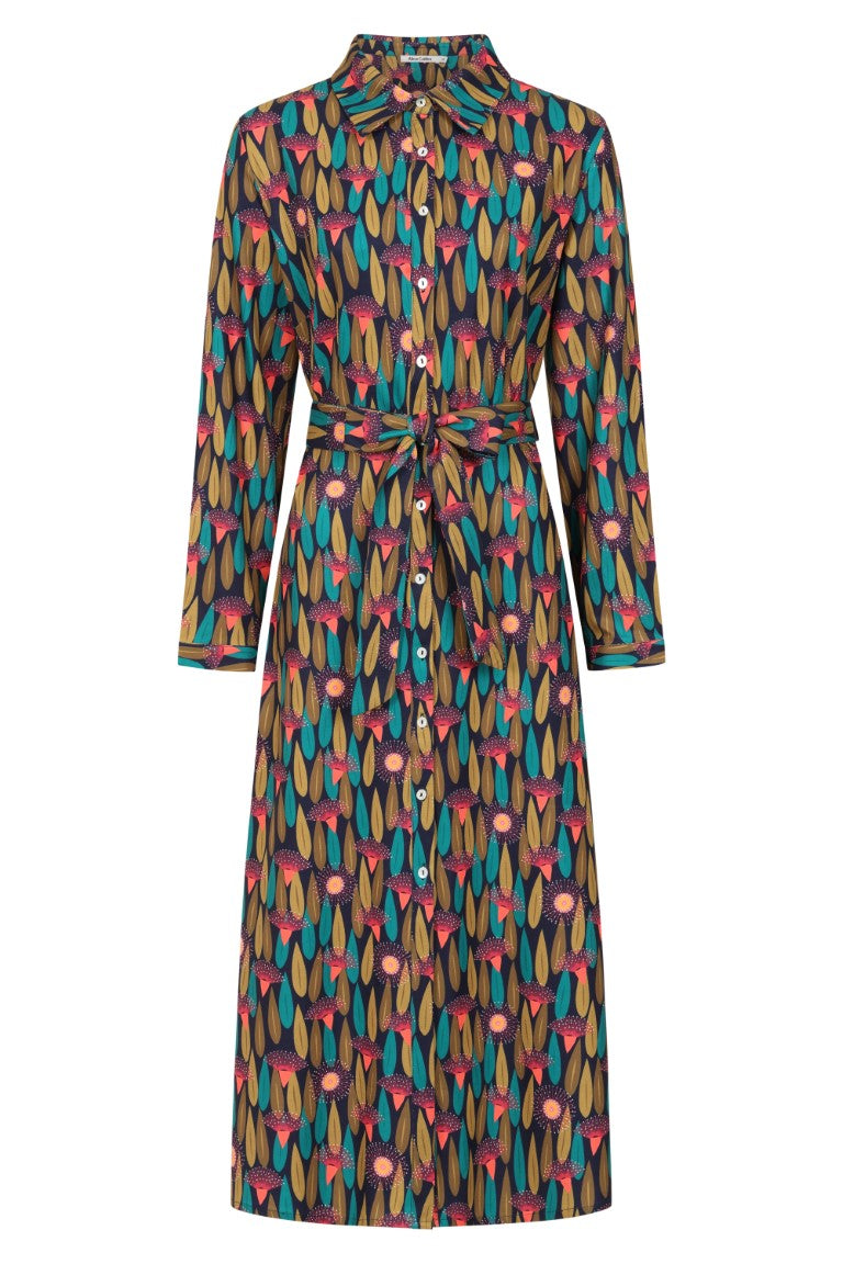 Mia Print Long Dress