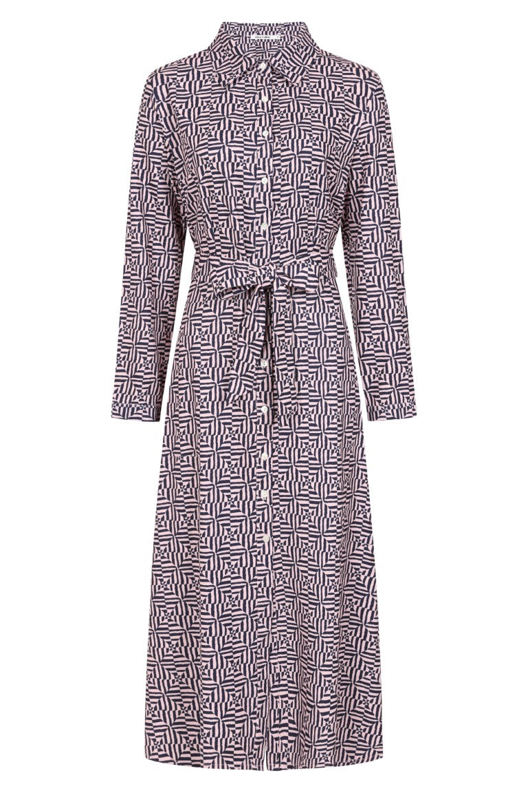 Mia Print Long Dress