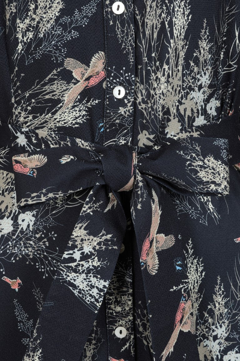 Mia Print Long Dress