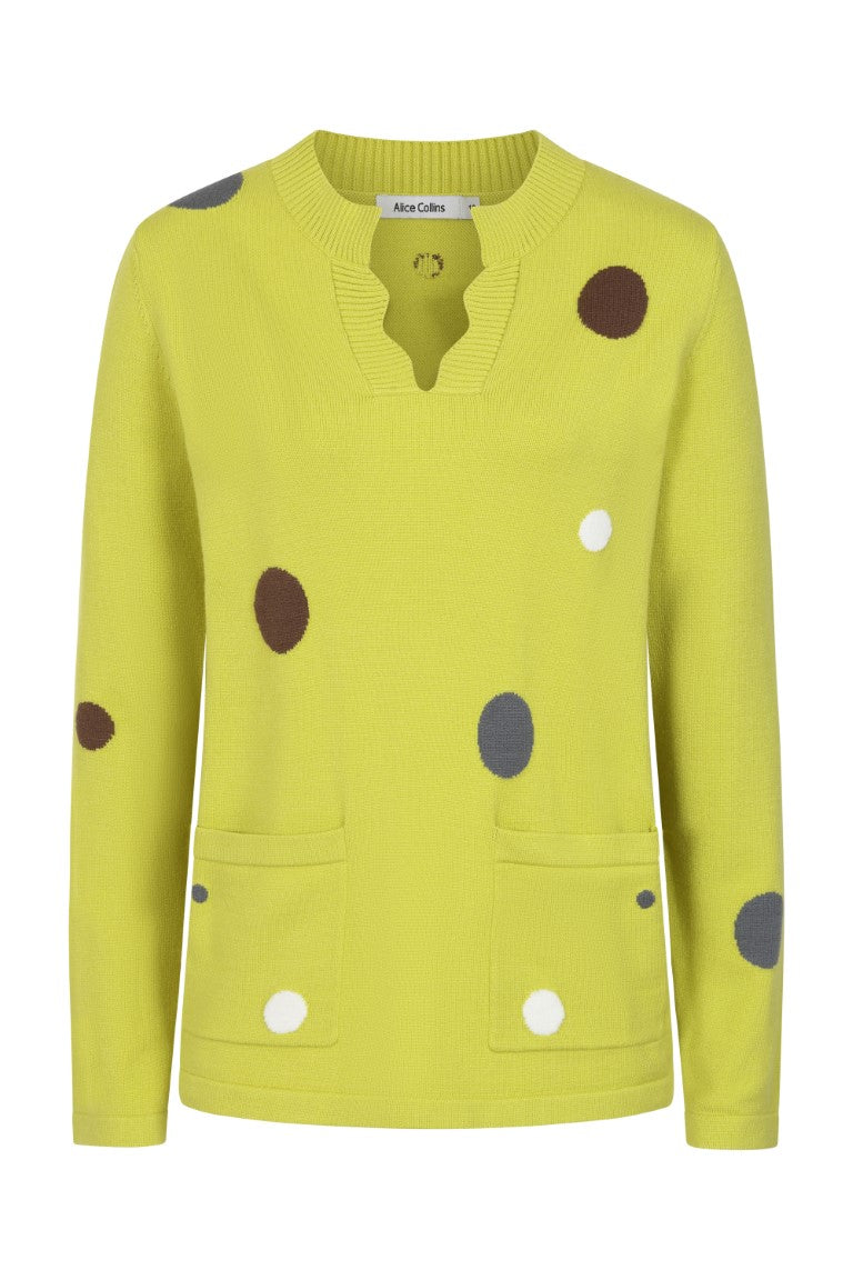 Polly Polka Dot Pullover