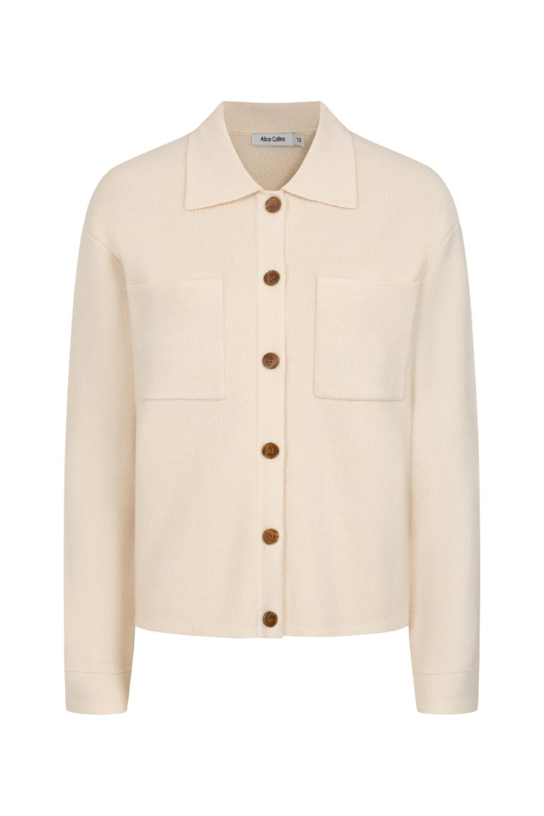 Ines 100% Wool Cardigan