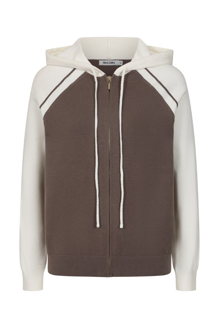 Ulrika Hooded Zip Cardigan