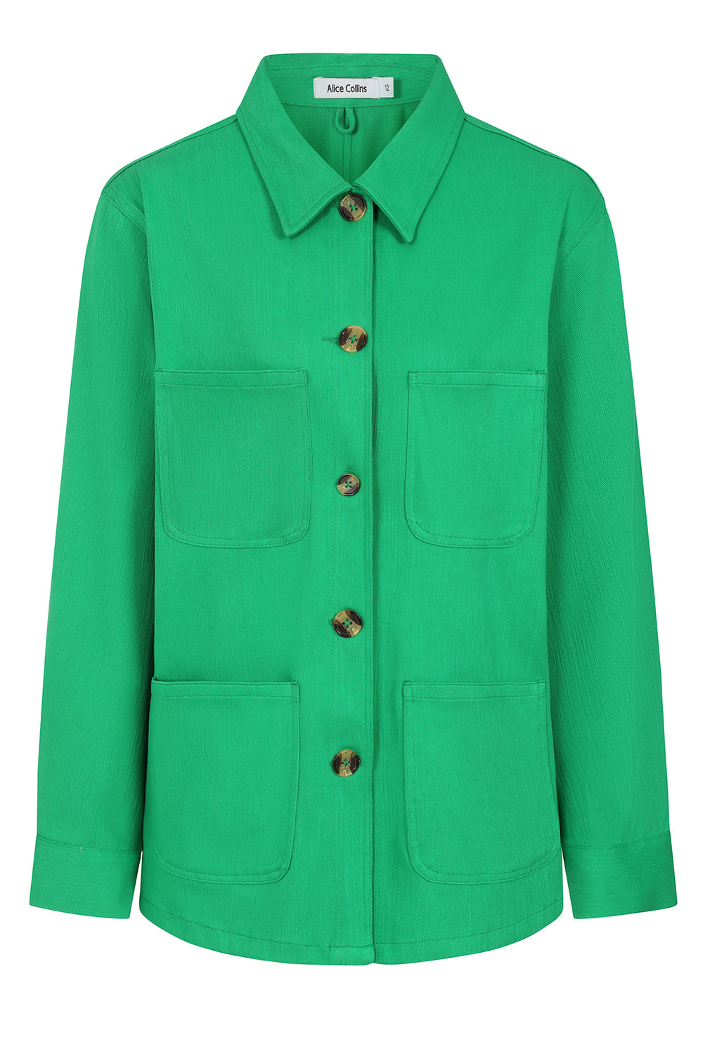 Buy Online Millie Jacket Alice Collins Green jacket with button