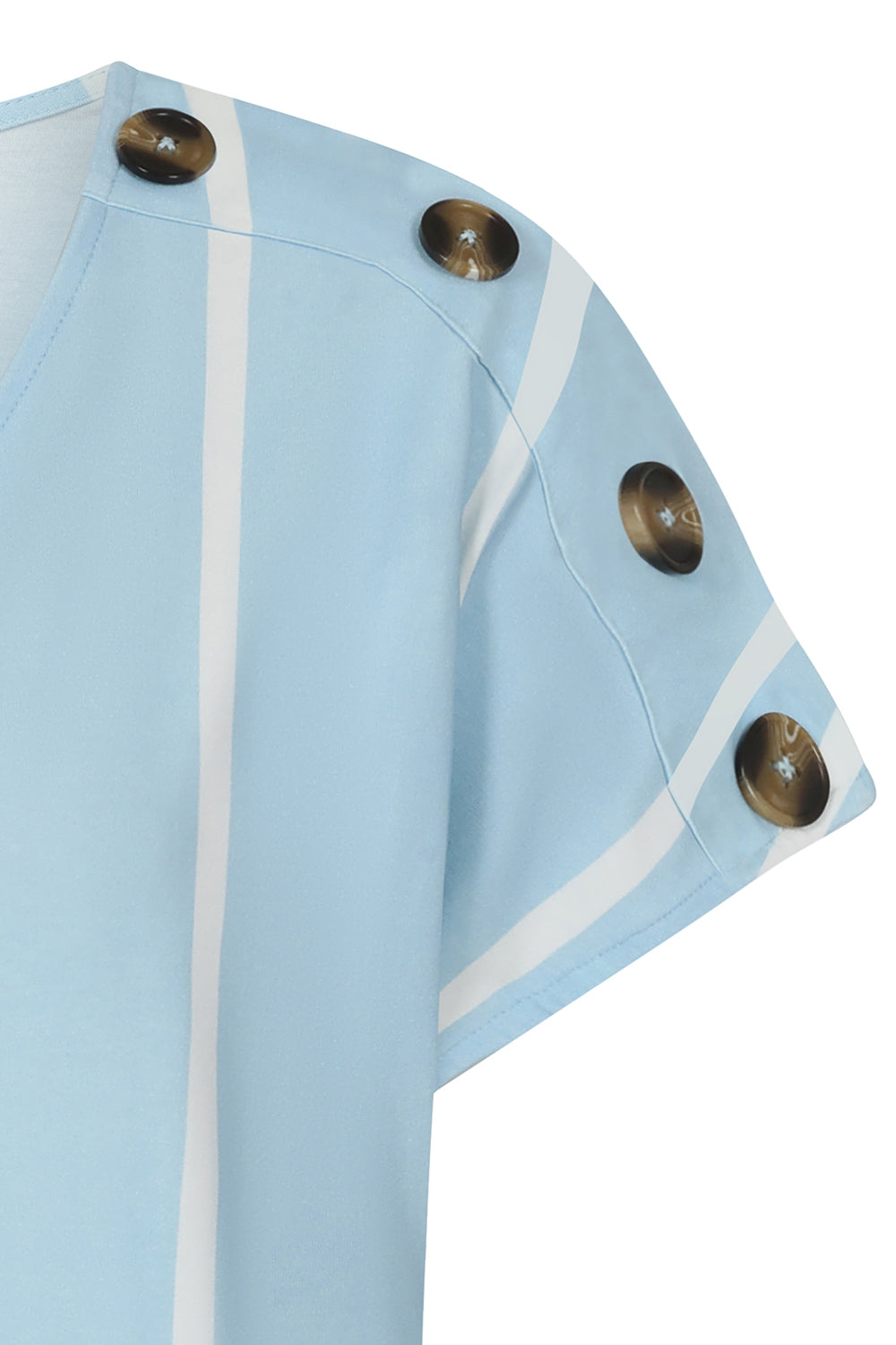 Button Shoulder Dress