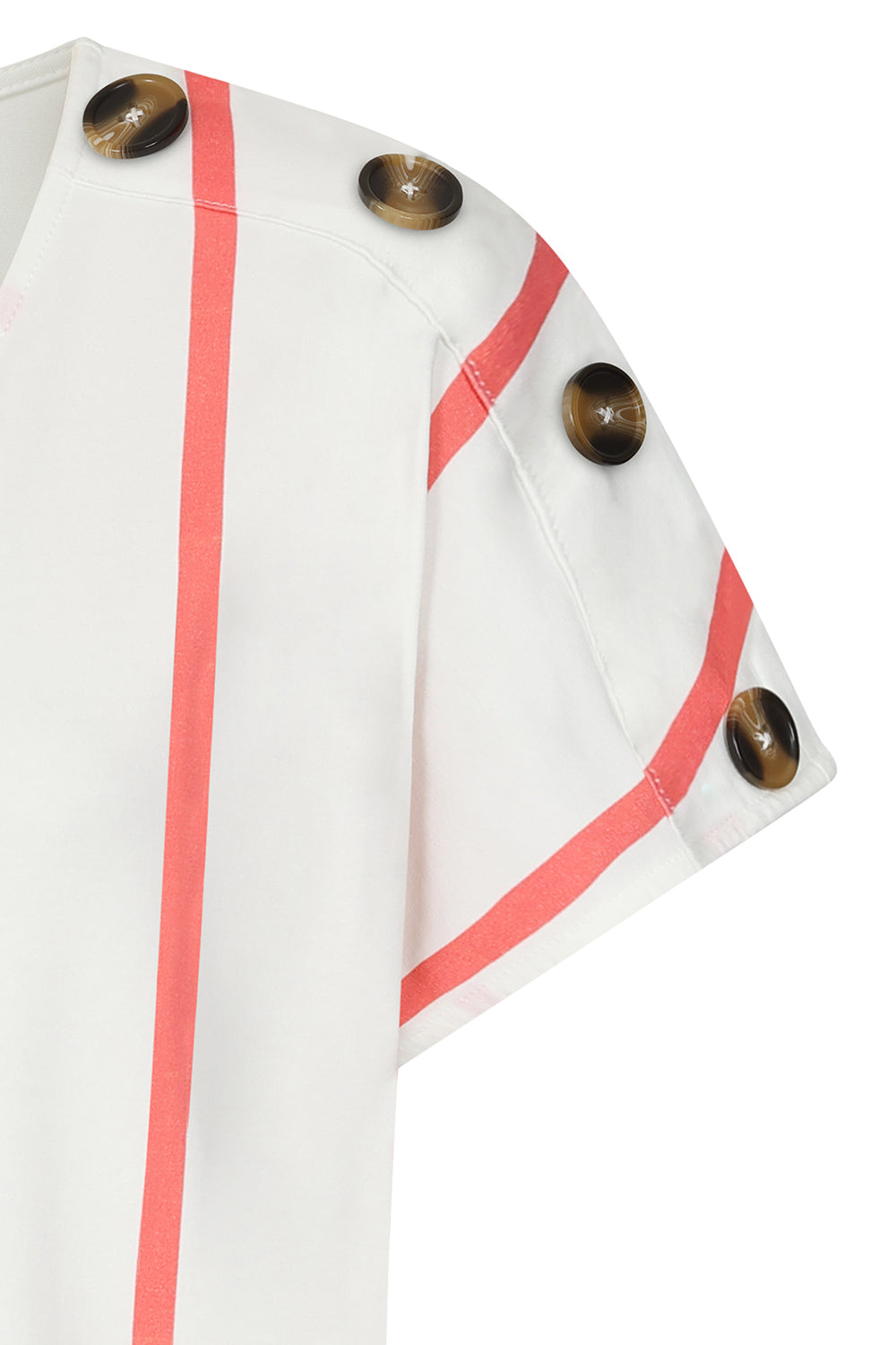 Button Shoulder Dress