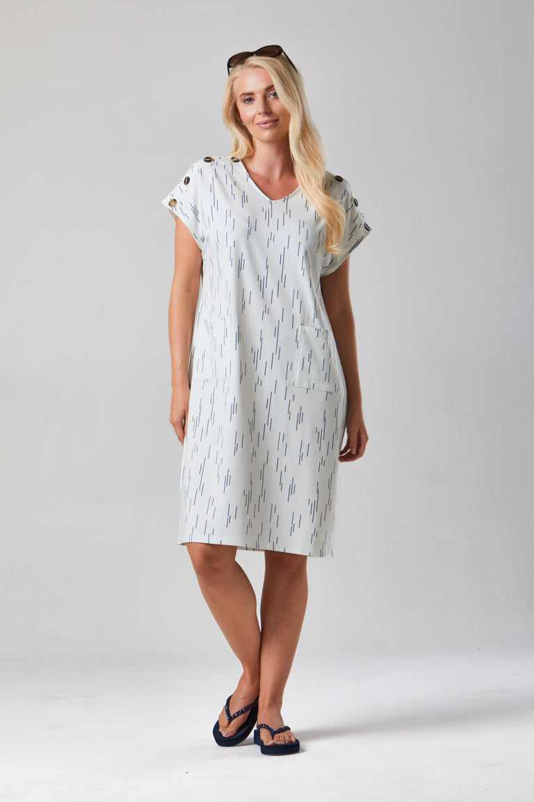 alice collins cotton dresses Alice Collins Polka Dot Latte Kelly Ruffle Dress