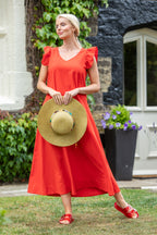 Mia Frill Sleeve Dress