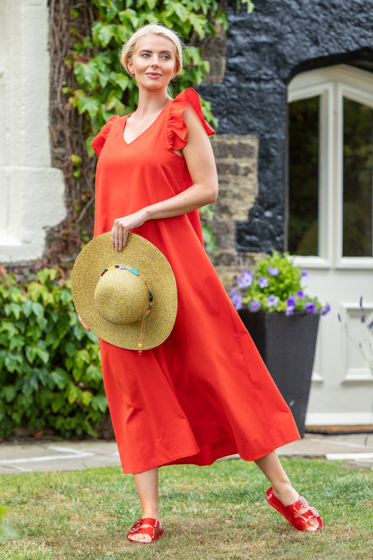 Mia Frill Sleeve Dress