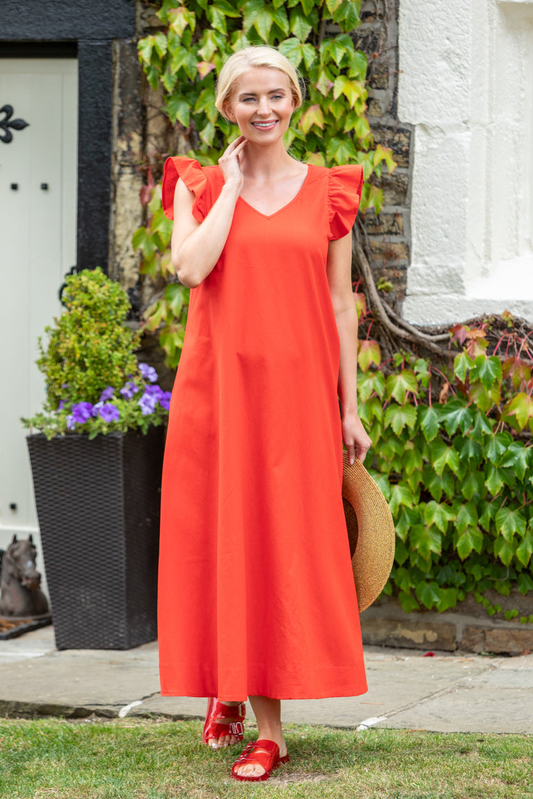 Mia Frill Sleeve Dress