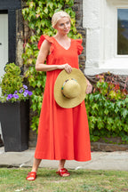 Mia Frill Sleeve Dress