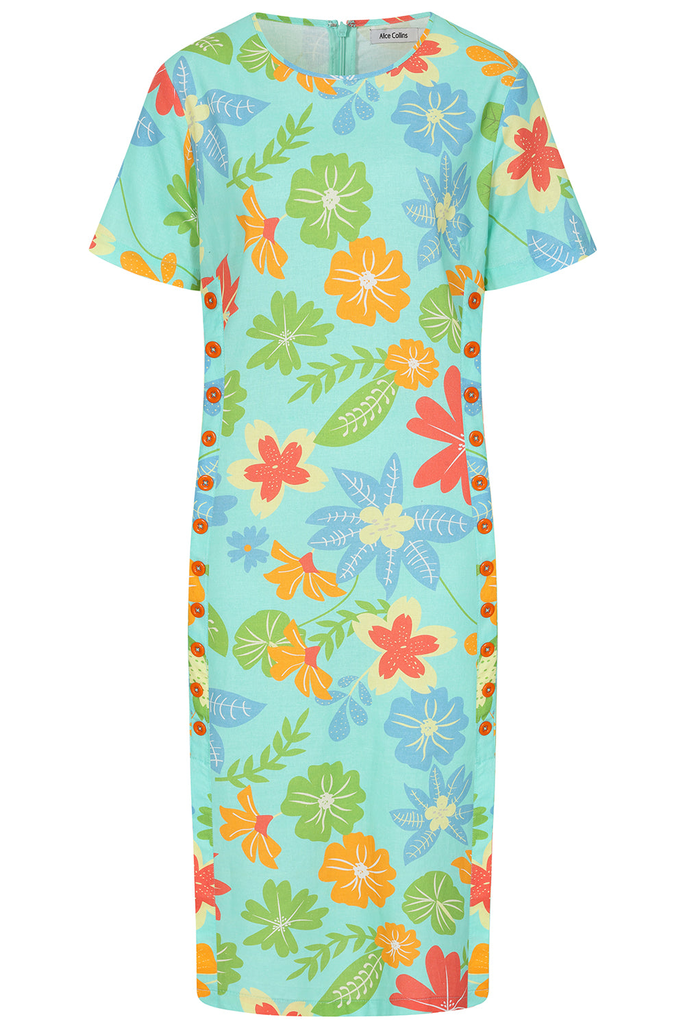 Buy Online Kylie Print Dress Alice Collins  Colorful floral dress