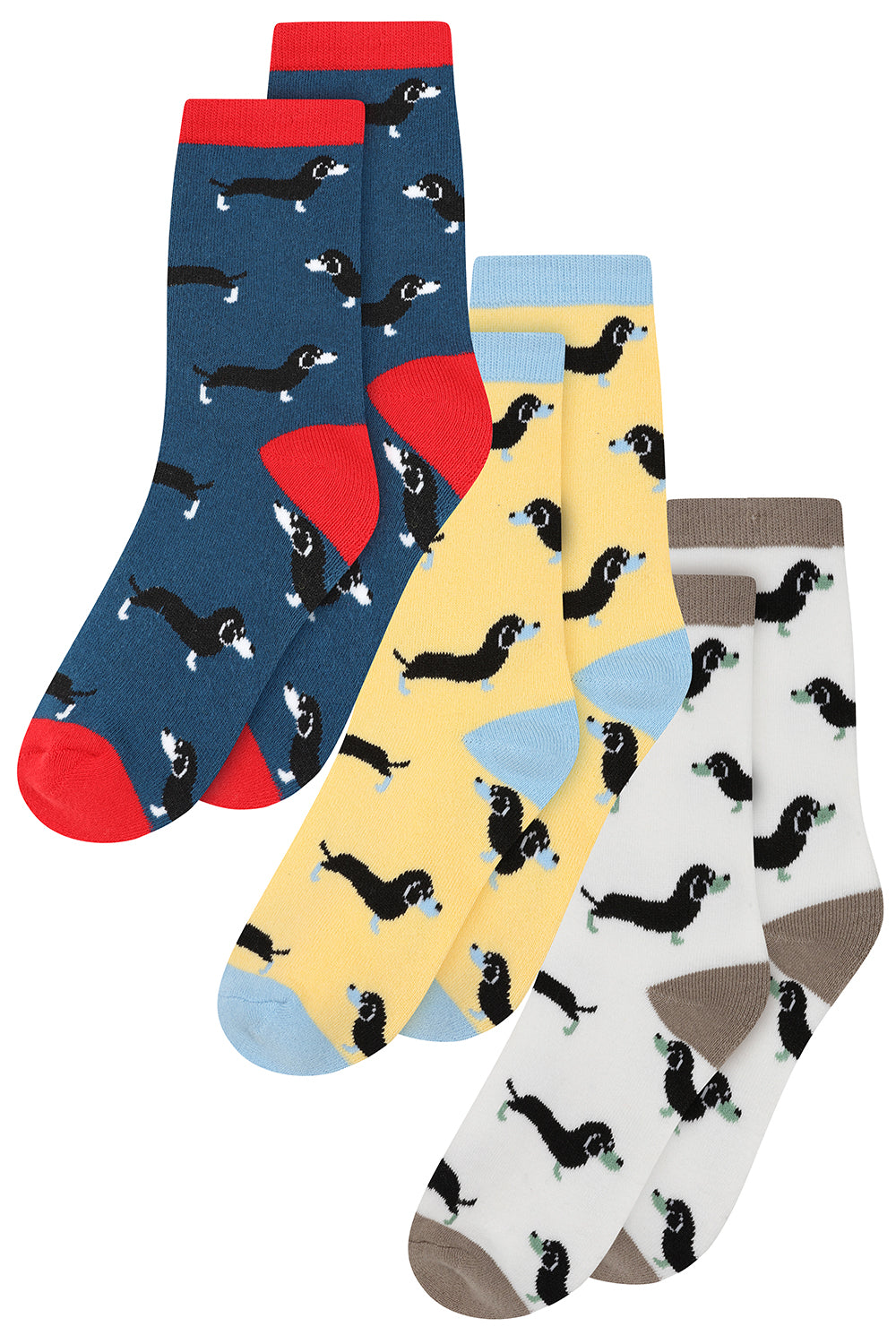 Sausage Dog Socks (3pk)